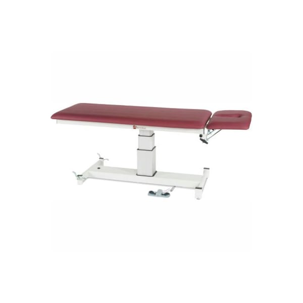 Fabrication Enterprises Electric Pedestal Hi-Low Treatment Table, 2-Section, 76"L x 27"W x 24" - 36"H 15-1537 - main